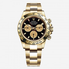 롤렉스 데이토나 40mm 블랙다이얼 금통 오토매틱 메탈시계 116508