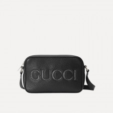 구찌 미니 숄더백 블랙 레더