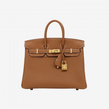 HERMES 에르메스 버킨백 토고 25 금장 골드